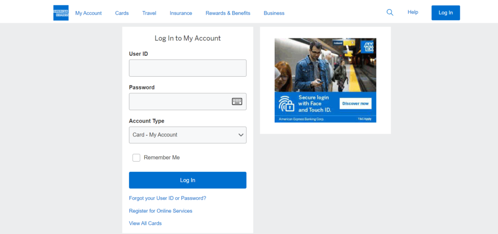 How to Log in to American Express?